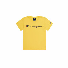 T shirt à manches courtes Enfant Champion Crewneck Jaune T shirt à manches courtes Enfant Champion Crewneck Jaune
