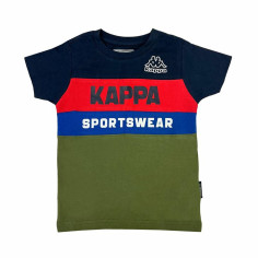 T shirt à manches courtes Enfant Kappa 8036M00058 Bleu foncé T shirt à manches courtes Enfant Kappa 8036M00058 Bleu foncé