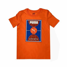 T shirt à manches courtes Enfant Puma Bppo Basket Blank Ba Orange T shirt à manches courtes Enfant Puma Bppo Basket Blank Ba Orange