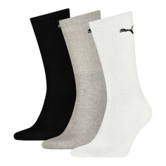 Chaussettes de Sport Puma Blanc coton et polyester (3 pcs) Chaussettes de Sport Puma Blanc coton et polyester (3 pcs)