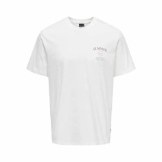 T-shirt à manches courtes homme Only & Sons Onskye Reg Blanc T-shirt à manches courtes homme Only & Sons Onskye Reg Blanc