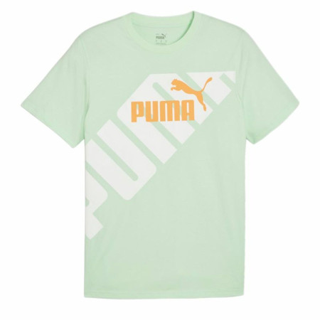 T-shirt à manches courtes homme Puma POWER Graphic Cyan