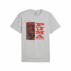 T-shirt à manches courtes homme Puma The Hooper 3 Gris clair T-shirt à manches courtes homme Puma The Hooper 3 Gris clair