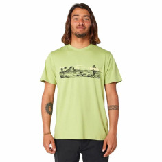 T-shirt à manches courtes homme Rip Curl Paradise Land Vert clair T-shirt à manches courtes homme Rip Curl Paradise Land Vert clair