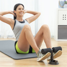 Barre de Maintien pour Abdominaux avec Fixation Ventouse et Guide dExercices CoreUp InnovaGoods Barre de Maintien pour Abdominaux avec Fixation Ventouse et Guide dExercices CoreUp InnovaGoods