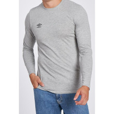 T-shirt à manches longues homme Umbro SMALL LOGO LS TEE 65775U B43 Gris T-shirt à manches longues homme Umbro SMALL LOGO LS TEE 65775U B43 Gris