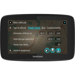 GPS poids lourds TomTom GO Professional 620 - cartographie Europe 49 pays - Wi-Fi int