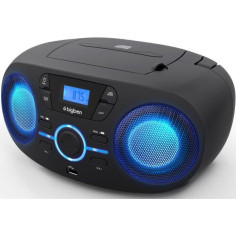 BIGBEN CD61NUSB LECTEUR CD/USB/RADIO portable avec effets lumineux - Noir BIGBEN CD61NUSB LECTEUR CD/USB/RADIO portable avec effets lumineux - Noir