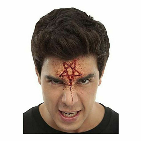 Maquillage en latex My Other Me Pentagramme inversé