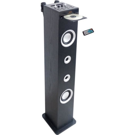 Inovalley HP49CD - Tour de son Bluetooth - Lecteur CD et fonction Karaoké - 100W - Ra