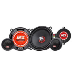 MTX TX450S Haut-parleurs voiture Kit 2 voies 13cm 70W RMS 4 Tweeters néodyme 25mm Mem MTX TX450S Haut-parleurs voiture Kit 2 voies 13cm 70W RMS 4 Tweeters néodyme 25mm Mem
