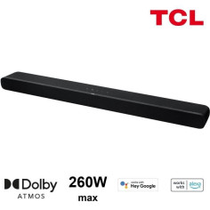 TCL TS8211 - Barre de son Dolby Atmos 2.1 avec caissons de basse intégrés - 260W - HD TCL TS8211 - Barre de son Dolby Atmos 2.1 avec caissons de basse intégrés - 260W - HD
