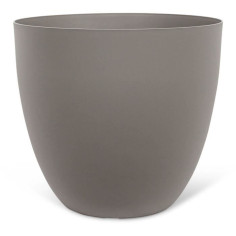 Pot de fleurs - GARDEN ID - Phoenix Taupe - 38 x 34 cm - 100% Recyclé et Recyclable -