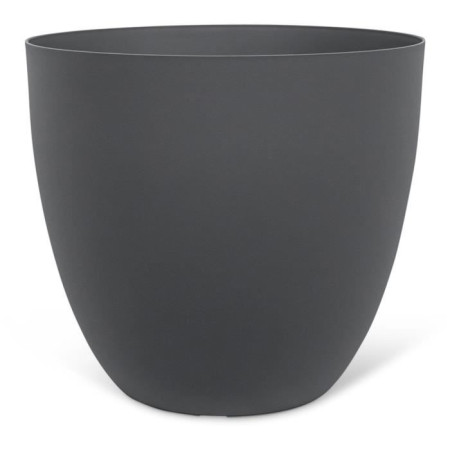 Pot de fleurs - GARDEN ID - Phoenix Anthracite - 38 x 34 cm - 100% Recyclé et Recycla