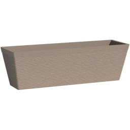 Jardiniere - GARDEN ID - Green Care Impact Taupe - 50 x 16 x 16 cm - Garanti 10ans -