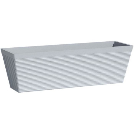Jardiniere - GARDEN ID - Green Care Impact Bleu-Gris - 50 x 16 x 16 cm - Garanti 10an