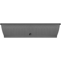 Jardiniere - GARDEN ID Terraflor - Anthracite 80 cm - Solidité - Réserve d'eau - Recy Jardiniere - GARDEN ID Terraflor - Anthracite 80 cm - Solidité - Réserve d'eau - Recy