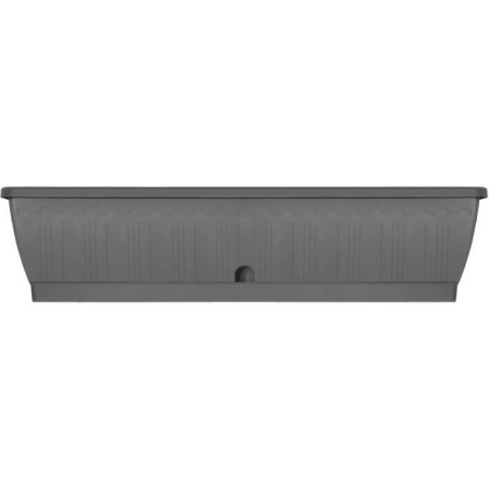 Jardiniere - GARDEN ID Terraflor - Anthracite 80 cm - Solidité - Réserve d'eau - Recy