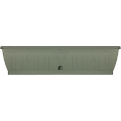 Jardiniere - GARDEN ID Terraflor - Vert de gris 80 cm - Solidité - Réserve d'eau - Re Jardiniere - GARDEN ID Terraflor - Vert de gris 80 cm - Solidité - Réserve d'eau - Re
