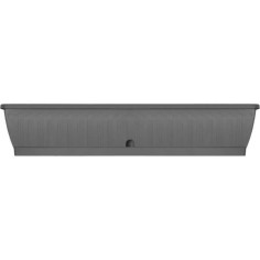 Jardiniere - GARDEN ID Terraflor - Anthracite 100 cm - Solidité - Réserve d'eau - Rec Jardiniere - GARDEN ID Terraflor - Anthracite 100 cm - Solidité - Réserve d'eau - Rec