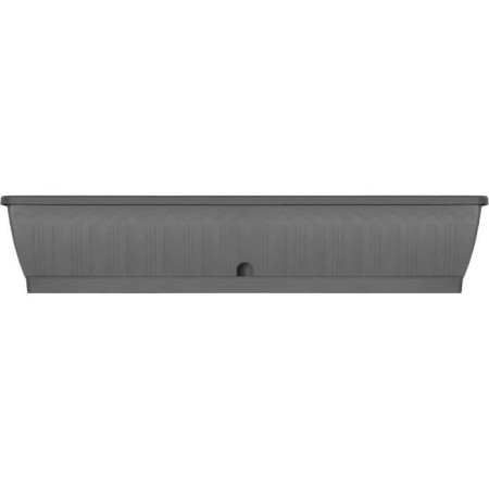 Jardiniere - GARDEN ID Terraflor - Anthracite 100 cm - Solidité - Réserve d'eau - Rec