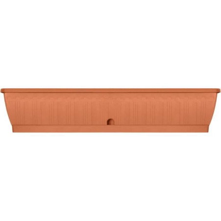 Jardiniere - GARDEN ID Terraflor - Terra 100 cm - Solidité - Réserve d'eau - Recyclé & 100% recyclable - Volume pour plantes.