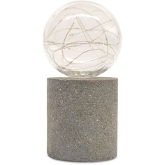 Lampe de table solaire - GARDEN ID Nordic Light - Ø10 h19 cm - Autonomie 6 a 8h - Bou Lampe de table solaire - GARDEN ID Nordic Light - Ø10 h19 cm - Autonomie 6 a 8h - Bou