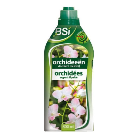 Engrais pour Orchidées - Stimule La Floraison Et La Croissance - Avec Oligo-éléments Et Chélates - 800 ml - BSI