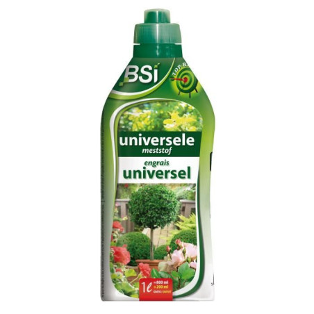 Engrais Universel liquide - Pour plante d'Intérieur Ou Balcon - Avec Oligo-éléments Et Chélates - 1L - BSI