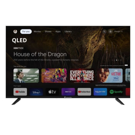 TV LED - CONTINENTAL EDISON - CELED55SQLDV24B6 - 55'' (139 cm) - QLED UHD 4K 3840x216