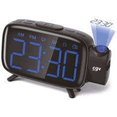 Radio réveil avec projection de l'heure - CGV - CR-P10 - Double alarme - Gros boutons Radio réveil avec projection de l'heure - CGV - CR-P10 - Double alarme - Gros boutons