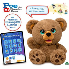 Peluche interactive - GIOCHI PREZIOSI - Ours créateur d'histoires Poe - a partir de 4 ans - LAY00 Peluche interactive - GIOCHI PREZIOSI - Ours créateur d'histoires Poe - a partir de 4 ans - LAY00
