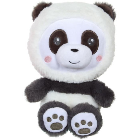 Peluche Panda Hoody Pets&nbsp;- GIPSY TOYS -&nbsp;24 cm