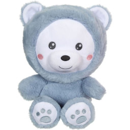 Peluche Ours Hoody Pets&nbsp;- GIPSY TOYS - Bleu