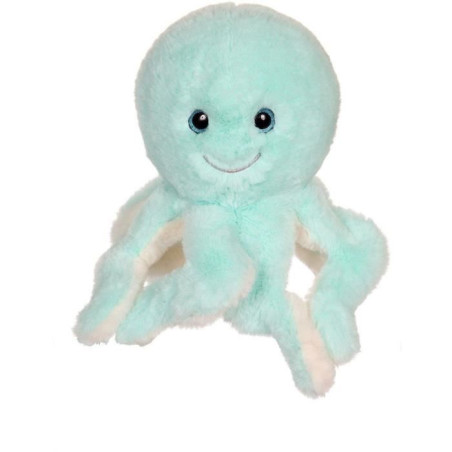 Peluche Pieuvre&nbsp;- GIPSY TOYS - Bleu,&nbsp;32 cm