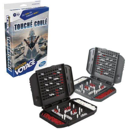Touché coulé Voyage, jeu de société de voyage pour 2&nbsp;joueurs, jeu de voyage, jeu pour enfants, Des 7&nbsp;ans, Hasbro Gaming