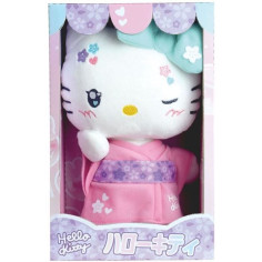 Hello Kitty Kimono Kawai Peluche +- 22 cm - JEMINI - Version kawai avec kimono rose et tongs. Hello Kitty Kimono Kawai Peluche +- 22 cm - JEMINI - Version kawai avec kimono rose et tongs.