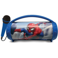 Enceinte Bluetooth Sans-Fil Lumineuse avec Micro Spider-Man Enceinte Bluetooth Sans-Fil Lumineuse avec Micro Spider-Man