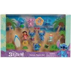 Figurines et accessoires - LICENCE /STITCH - Coffret Deluxe - 13 figurines et accesso