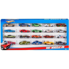 Hot Wheels - Coffret De 20 Véhicules - Petites voitures - 3 ans et + H7045 Hot Wheels - Coffret De 20 Véhicules - Petites voitures - 3 ans et + H7045