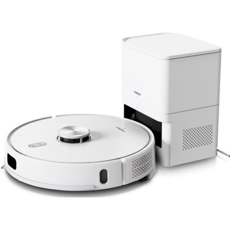MEDION X41 SW+ - Robot Aspirateur Laveur avec station de Vidage - 200 min - Aspiratio