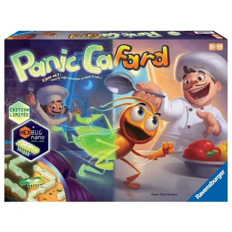 Panic Cafard Phosphorescente, Jeu de rapidité rigolo, Édition 10eme anniversaire, Enfants et Parents, Des 5 ans, 20973, Ravens