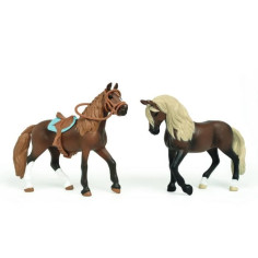  Figurines 2 chevaux