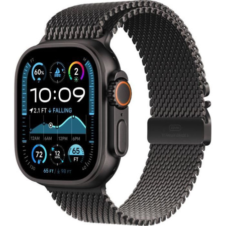 Apple Watch Ultra 2 GPS + Cellular - 49mm - Boîtier Black Titanium - Bracelet Black T