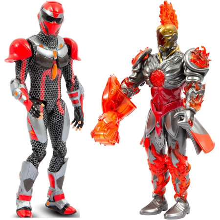 Coffret figurines - GORMITI - Scion et Gormiti associé Feu - Zane et Fireon - 15 cm -