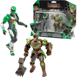 Coffret figurines - GORMITI - Scion et Gormiti associé Terre - Glen et Rockard - 15 c