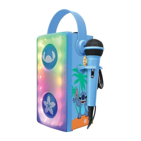 Puissante enceinte Bluetooth lumineuse Stitch avec micro