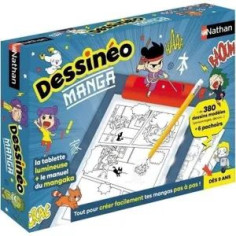 Jeu créatif - NATHAN - Dessinéo Manga - Tablette lumineuse pour créer des mangas Jeu créatif - NATHAN - Dessinéo Manga - Tablette lumineuse pour créer des mangas