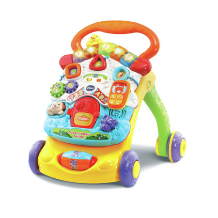 Smoby - Porteur auto enfant 2 en 1 - Peppa Pig - Coffre sous la selle - Des 10 mois -