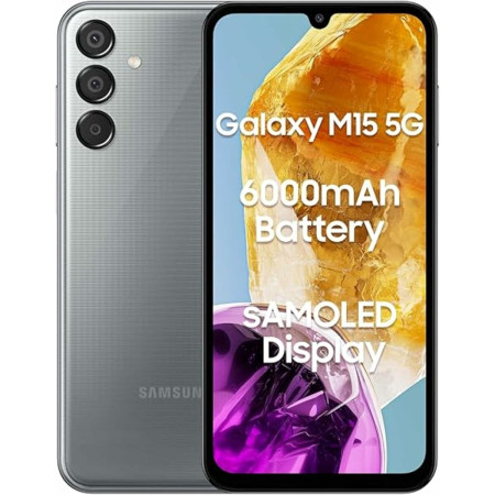 Smartphone Samsung Galaxy M15 5G SM-M156BZAUEUE 6,5" 4 GB RAM 128 GB Gris